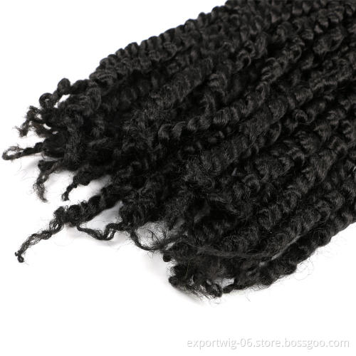 Crochet braids hair extension passion twist synthetic attachments hair pre twisted passion twist crochet hair